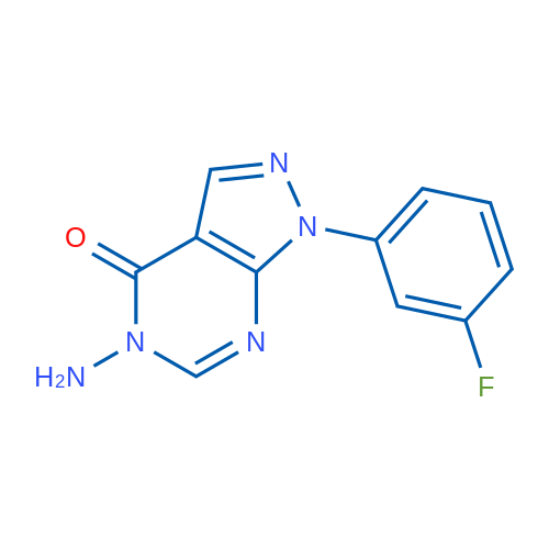 5-Amino-1-(3-fluorophenyl)-1H-pyrazolo[3,4-d]pyrimidin-4(5H)-one 1g