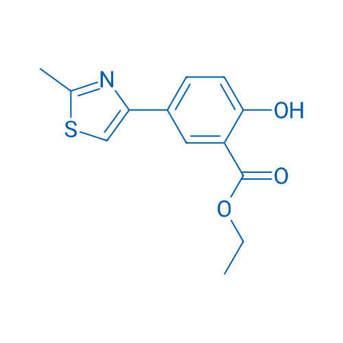 Ethyl 2-hydroxy-5-(2-methylthiazol-4-yl)benzoate 1g