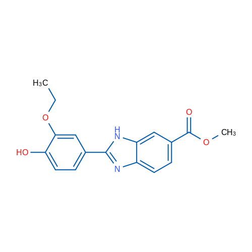 Methyl 2-(3-ethoxy-4-hydroxyphenyl)-1H-benzo[d]imidazole-6-carboxylate 1g
