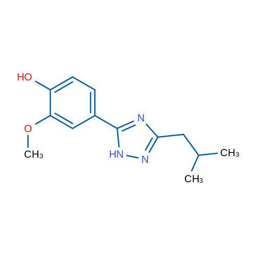 4-(3-Isobutyl-1H-1,2,4-triazol-5-yl)-2-methoxyphenol 1g