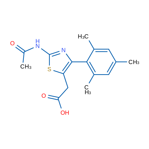 2-(2-Acetamido-4-mesitylthiazol-5-yl)acetic acid 5g