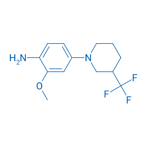 2-Methoxy-4-(3-trifluoromethyl-piperidin-1-yl)aniline 1g