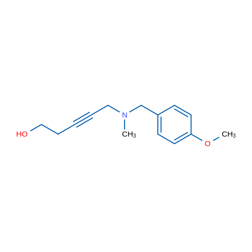 5-((4-Methoxybenzyl)(methyl)amino)pent-3-yn-1-ol 1g