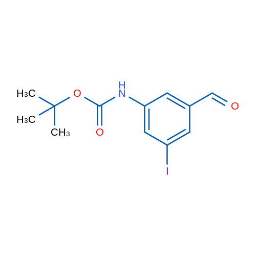 tert-Butyl (3-formyl-5-iodophenyl)carbamate 1g