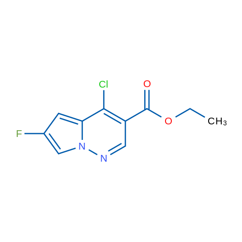 Ethyl 4-chloro-6-fluoropyrrolo[1,2-b]pyridazine-3-carboxylate 1g