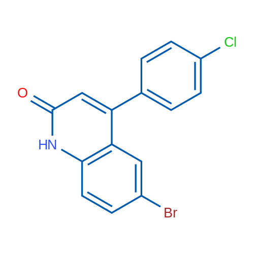 6-Bromo-4-(4-chlorophenyl)quinolin-2(1H)-one 1g