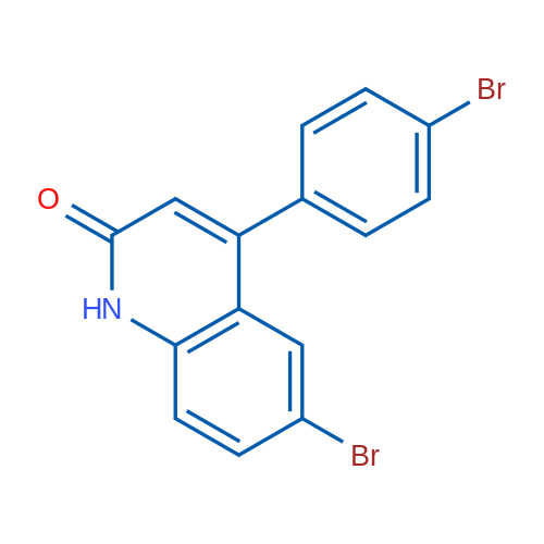 6-Bromo-4-(4-bromophenyl)quinolin-2(1H)-one 1g