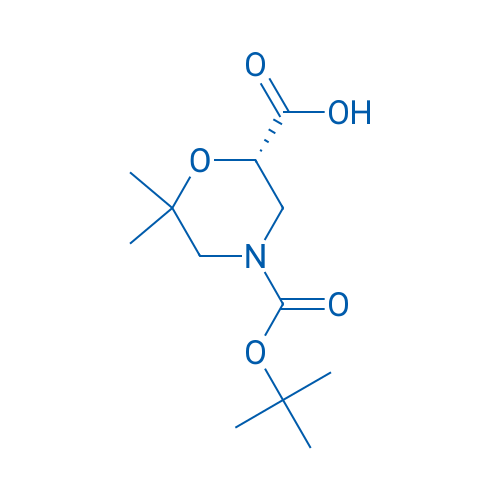 (S)-4-(tert-Butoxycarbonyl)-6,6-dimethylmorpholine-2-carboxylic acid 250mg