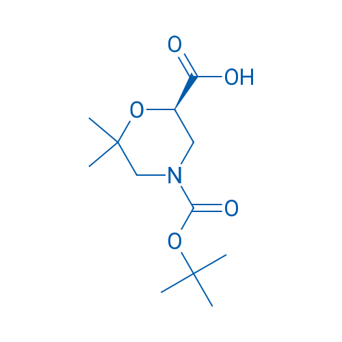 (R)-4-(tert-Butoxycarbonyl)-6,6-dimethylmorpholine-2-carboxylic acid 100mg