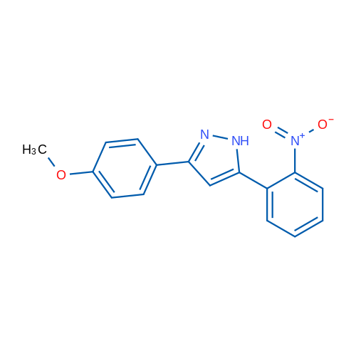 3-(4-Methoxyphenyl)-5-(2-nitrophenyl)-1H-pyrazole 1g