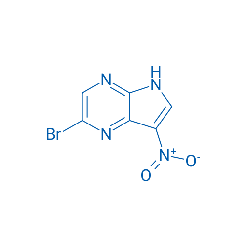 2-Bromo-7-nitro-5H-pyrrolo[2,3-b]pyrazine 250mg