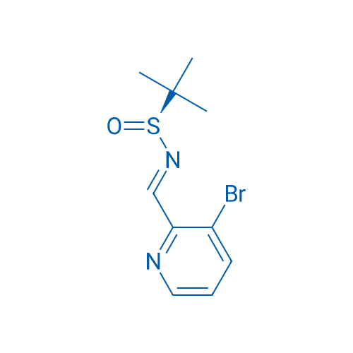 (S,E)-N-((3-BROMOPYRIDIN-2-YL)METHYLENE)-2-METHYLPROPANE-2-SULFINAMIDE 250mg