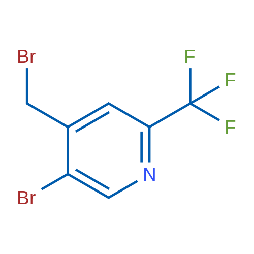 5-Bromo-4-(bromomethyl)-2-(trifluoromethyl)pyridine 1g