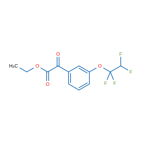 Ethyl 2-oxo-2-(3-(1,1,2,2-tetrafluoroethoxy)phenyl)acetate 1g