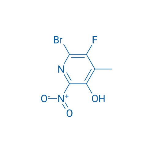 6-Bromo-5-fluoro-4-methyl-2-nitropyridin-3-ol 1g