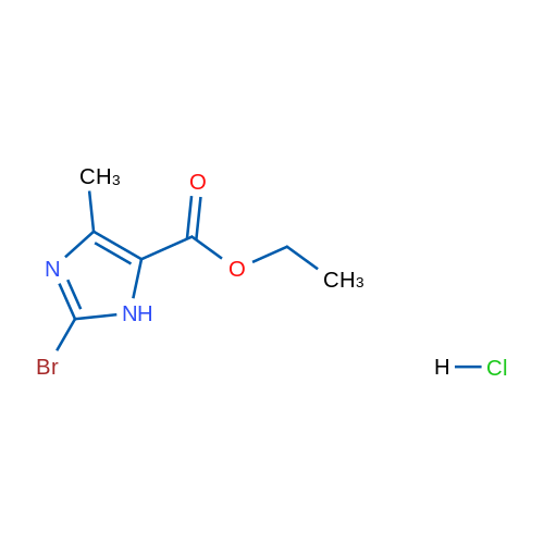 Ethyl 2-bromo-4-methyl-1H-imidazole-5-carboxylate hydrochloride 5g