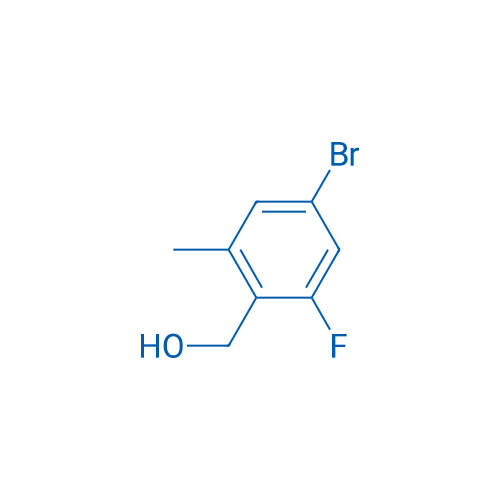 (4-Bromo-2-fluoro-6-methylphenyl)methanol 250mg