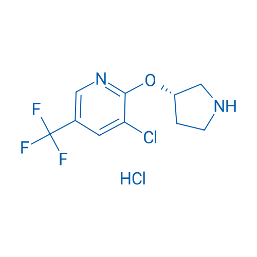 (S)-3-Chloro-2-(pyrrolidin-3-yloxy)-5-(trifluoromethyl)pyridine hydrochloride 250mg