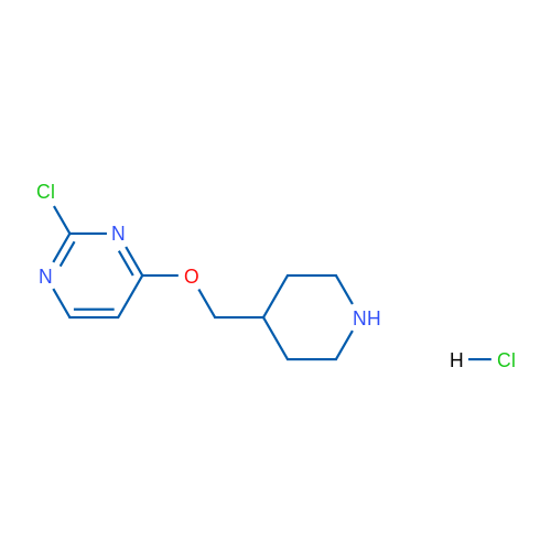 2-Chloro-4-(piperidin-4-ylmethoxy)pyrimidine hydrochloride 1g