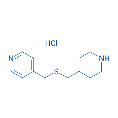 4-(((Piperidin-4-ylmethyl)thio)methyl)pyridine hydrochloride 100mg