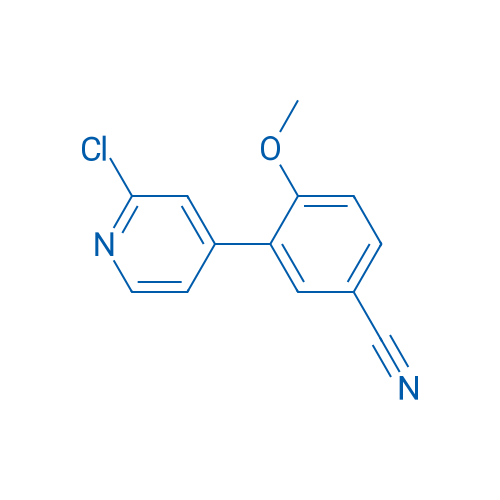 3-(2-Chloropyridin-4-yl)-4-methoxybenzonitrile 250mg