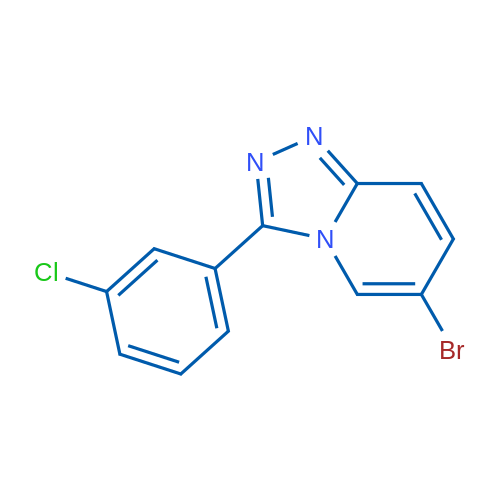 6-Bromo-3-(3-chlorophenyl)-[1,2,4]triazolo[4,3-a]pyridine 1g