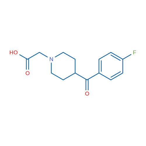 2-(4-(4-Fluorobenzoyl)piperidin-1-yl)acetic acid 1g