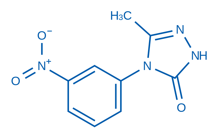 3-Methyl-4-(3-nitrophenyl)-1H-1,2,4-triazol-5(4H)-one 1g