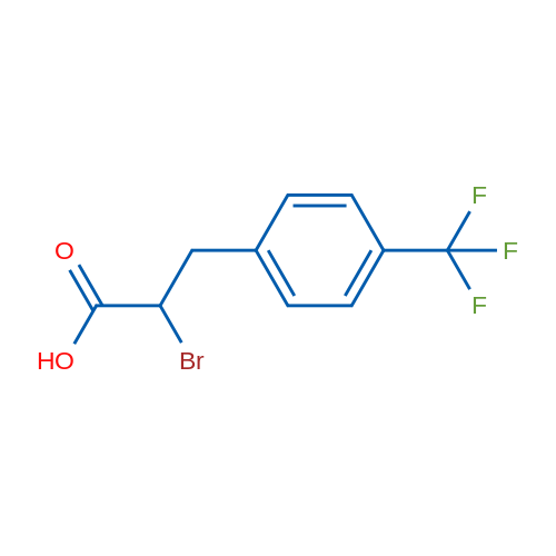 2-Bromo-3-(4-(trifluoromethyl)phenyl)propanoic acid 1g