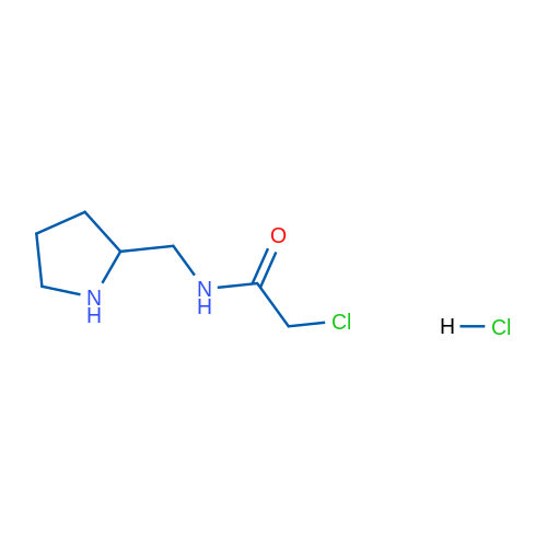 2-Chloro-N-(pyrrolidin-2-ylmethyl)acetamide hydrochloride 1g