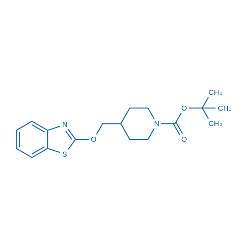 tert-Butyl 4-((benzo[d]thiazol-2-yloxy)methyl)piperidine-1-carboxylate 5g