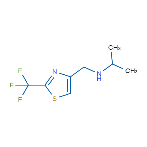 N-((2-(trifluoromethyl)thiazol-4-yl)methyl)propan-2-amine 1g