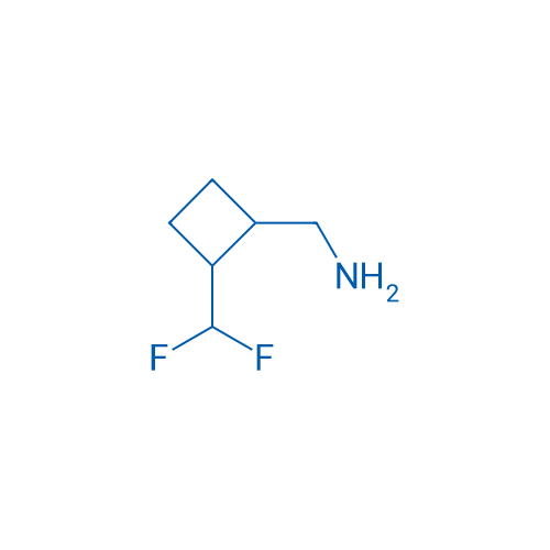 1-[2-(difluoromethyl)cyclobutyl]methanamine 250mg