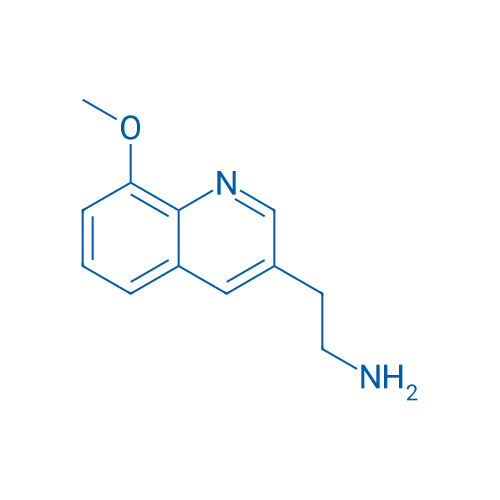 2-(8-methoxyquinolin-3-yl)ethan-1-amine 250mg
