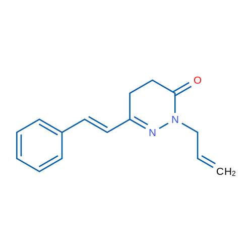 6-[(E)-2-Phenylethenyl]-2-(prop-2-en-1-yl)-2,3,4,5-tetrahydropyridazin-3-one 1g
