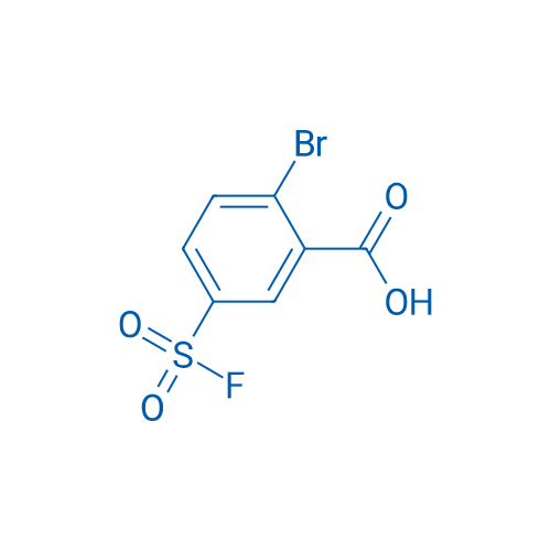 2-Bromo-5-(fluorosulfonyl)benzoic acid 100mg