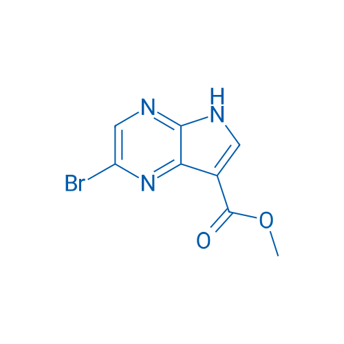 Methyl 2-bromo-5H-pyrrolo[2,3-b]pyrazine-7-carboxylate 250mg