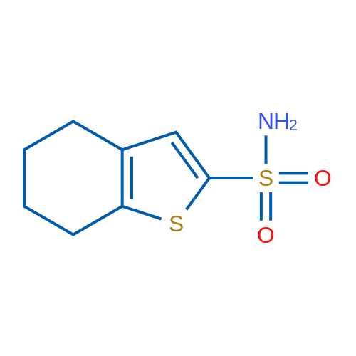 4,5,6,7-Tetrahydro-1-benzothiophene-2-sulfonamide 1g