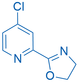 4-Chloro-2-(4,5-dihydro-1,3-oxazol-2-yl)pyridine 250mg