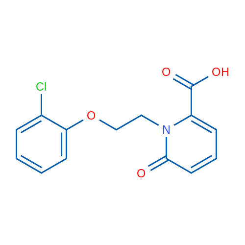 1-[2-(2-Chlorophenoxy)ethyl]-6-oxo-1,6-dihydropyridine-2-carboxylic acid 1g