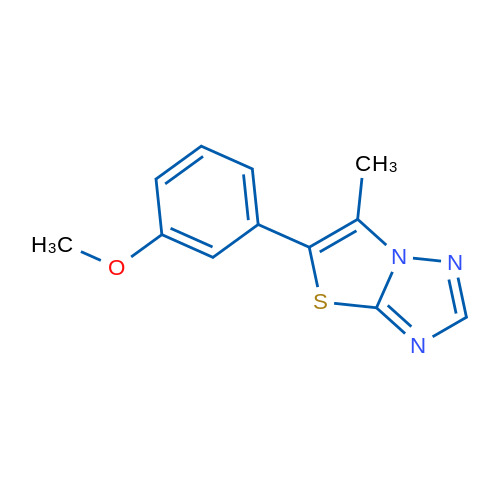 5-(3-Methoxyphenyl)-6-methylthiazolo[3,2-b][1,2,4]triazole 1g