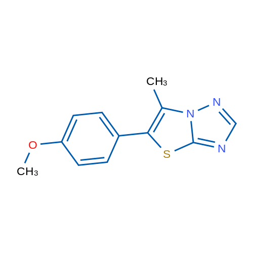 5-(4-Methoxyphenyl)-6-methylthiazolo[3,2-b][1,2,4]triazole 1g