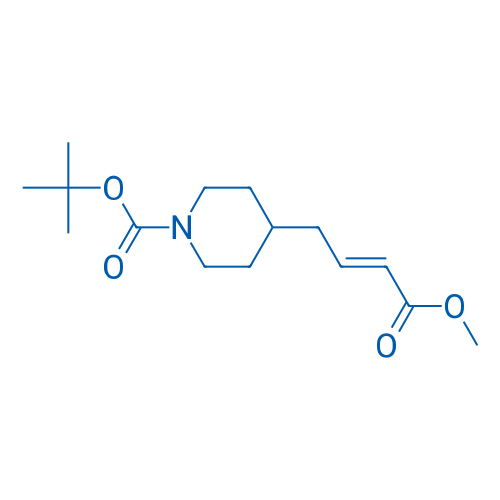 tert-Butyl 4-(4-methoxy-4-oxobut-2-en-1-yl)piperidine-1-carboxylate 250mg