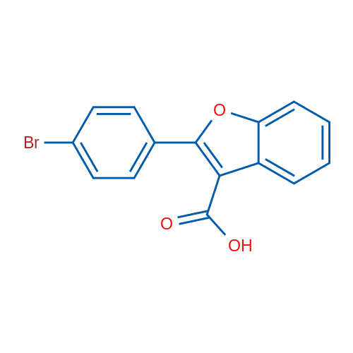 2-(4-Bromophenyl)benzofuran-3-carboxylic acid 5g