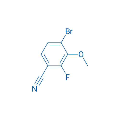 4-Bromo-2-fluoro-3-methoxybenzonitrile 250mg