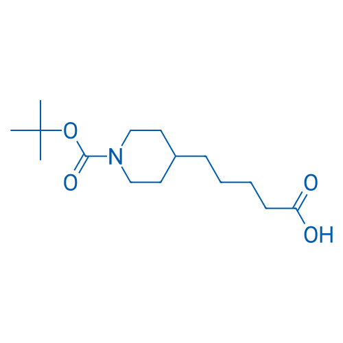 5-(1-(tert-Butoxycarbonyl)piperidin-4-yl)pentanoic acid 50mg