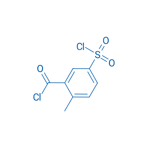 5-(Chlorosulfonyl)-2-methylbenzoyl chloride 250mg