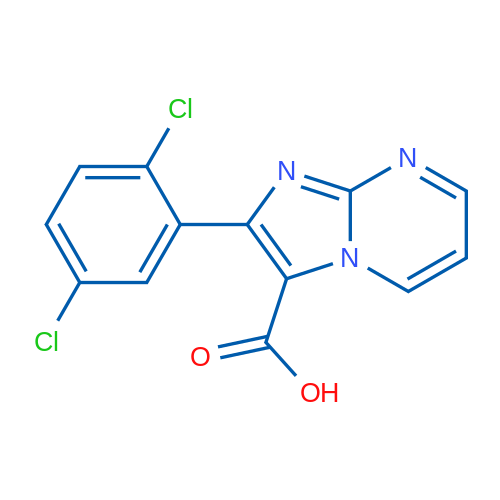 2-(2,5-Dichlorophenyl)imidazo[1,2-a]pyrimidine-3-carboxylic acid 1g