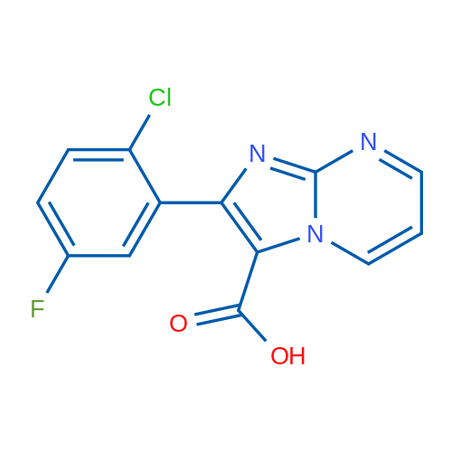 2-(2-Chloro-5-fluorophenyl)imidazo[1,2-a]pyrimidine-3-carboxylic acid 1g