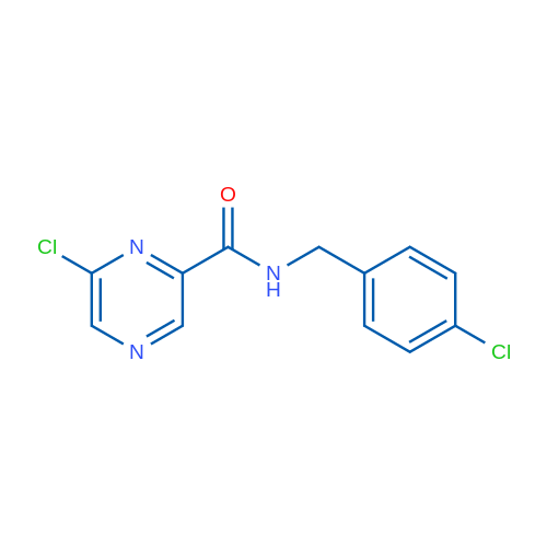 6-Chloro-N-(4-chlorobenzyl)pyrazine-2-carboxamide 1g